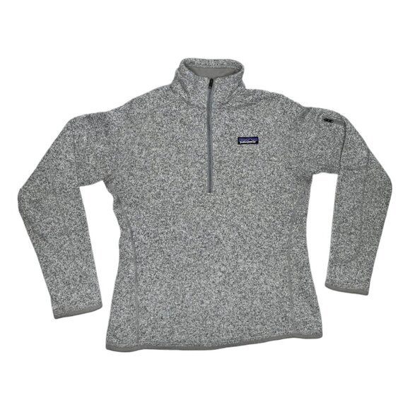 Patagonia Better Sweater 1/4-Zip Fleece, Women's (Grey) - Picture 1 of 6